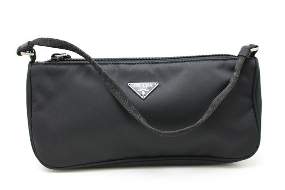 Prada bag Pouch Clutch handle accessory black
